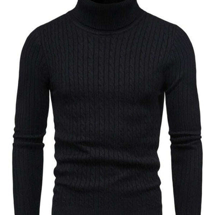 Men's knitted sweater cross-border turtleneck slim fit bottoming sweater - Très Elite