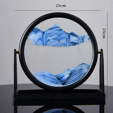 Mesmerizing 3D Glass Quicksand Art for a Tranquil Environment - Très Elite
