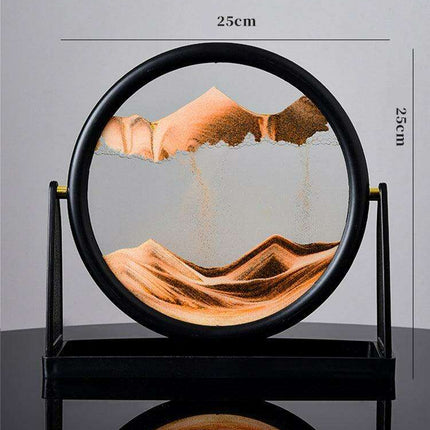 Mesmerizing 3D Glass Quicksand Art for a Tranquil Environment - Très Elite