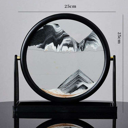 Mesmerizing 3D Glass Quicksand Art for a Tranquil Environment - Très Elite