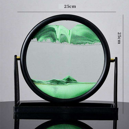 Mesmerizing 3D Glass Quicksand Art for a Tranquil Environment - Très Elite