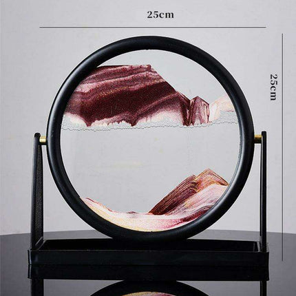Mesmerizing 3D Glass Quicksand Art for a Tranquil Environment - Très Elite