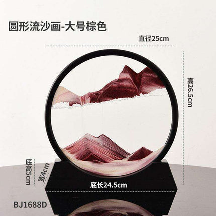 Mesmerizing 3D Glass Quicksand Art for a Tranquil Environment - Très Elite