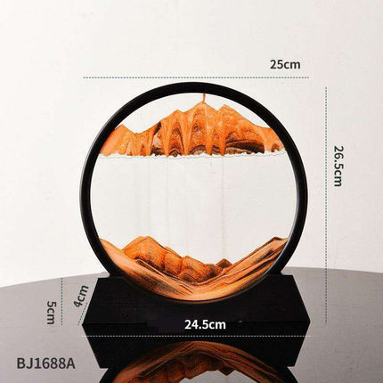 Mesmerizing 3D Glass Quicksand Art for a Tranquil Environment - Très Elite