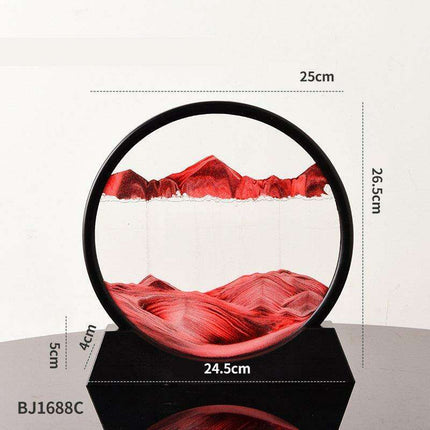 Mesmerizing 3D Glass Quicksand Art for a Tranquil Environment - Très Elite