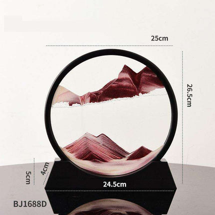 Mesmerizing 3D Glass Quicksand Art for a Tranquil Environment - Très Elite