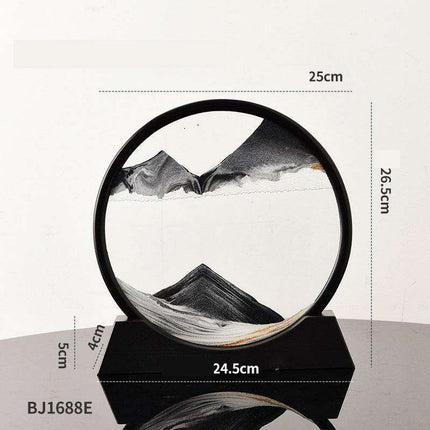 Mesmerizing 3D Glass Quicksand Art for a Tranquil Environment - Très Elite