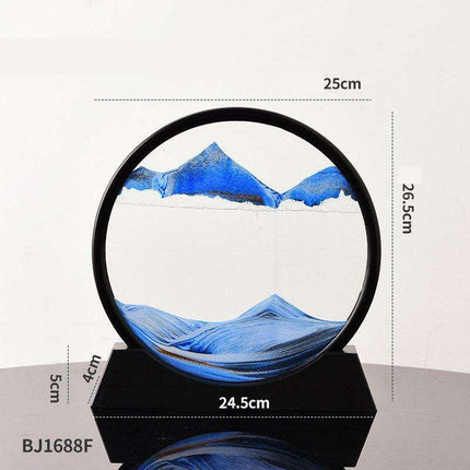 Mesmerizing 3D Glass Quicksand Art for a Tranquil Environment - Très Elite
