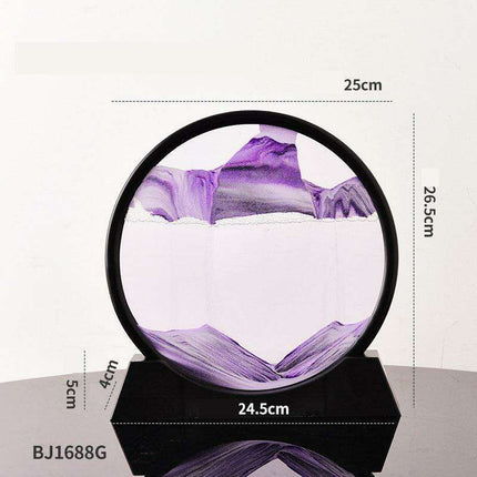 Mesmerizing 3D Glass Quicksand Art for a Tranquil Environment - Très Elite