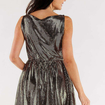 Mesmerizing Ruffled Evening Gown - Très Elite