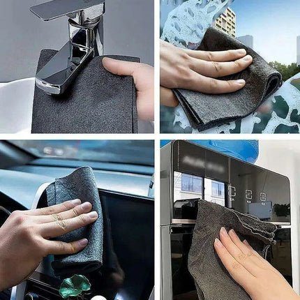 Microfiber Master Cleaning Cloth Set - Superior Towels for Household and Automotive Excellence - Très Elite