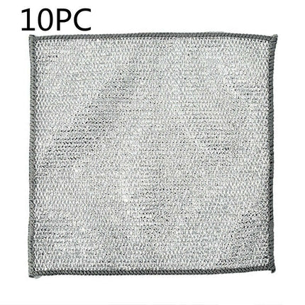 Microfiber Steel Wire Cleaning Cloths for Kitchen Dishes..