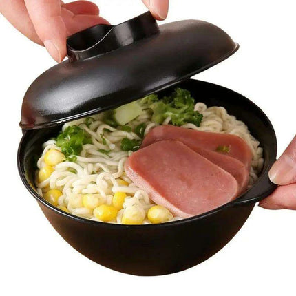Microwave Ramen Bowl with Lid - Your Ultimate Noodle Cooking Solution - Très Elite