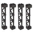 4pcs Black
