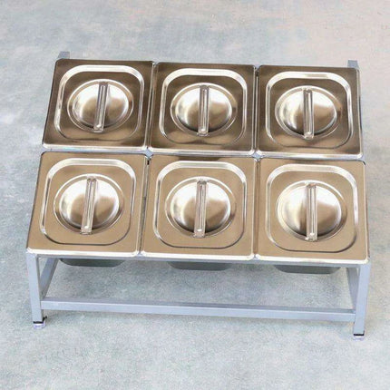 Milk Tea Shop Organizational Marvel: Multi-Grid Portion Basin Rack for Streamlined Efficiency- Très Elite- Très Elite