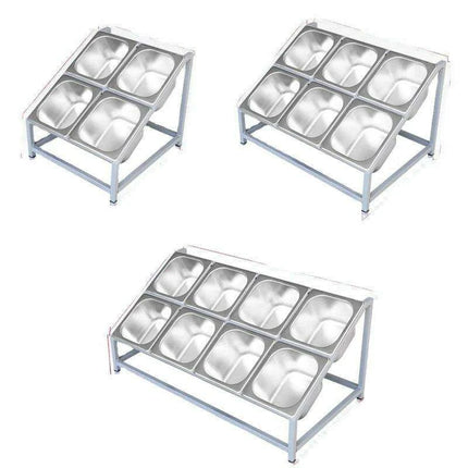 Milk Tea Shop Organizational Marvel: Multi-Grid Portion Basin Rack for Streamlined Efficiency- Très Elite- Très Elite