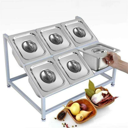 Milk Tea Shop Organizational Marvel: Multi-Grid Portion Basin Rack for Streamlined Efficiency- Très Elite- Très Elite