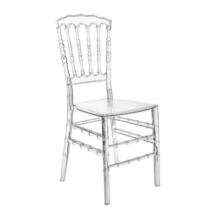 Modern 32-Piece Clear Acrylic Stacking Stools for Events- Très Elite- Très Elite