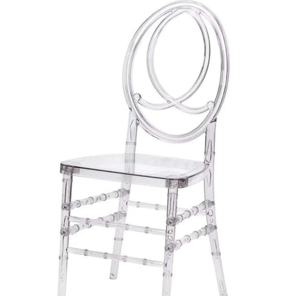 Modern 32-Piece Clear Acrylic Stacking Stools for Events - Très Elite