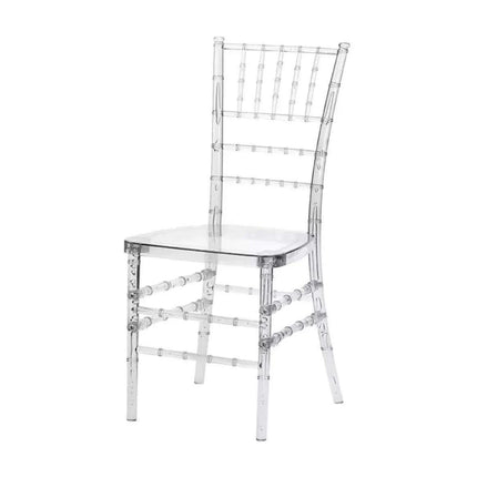 Modern 32-Piece Clear Acrylic Stacking Stools for Events - Très Elite