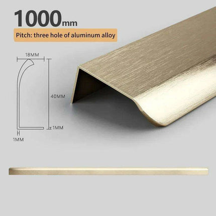 Modern Aluminum Alloy Cabinet Pull Handles - Set of 3 - Très Elite