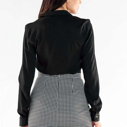 Modern Asymmetrical Mini Skirt with Hidden Zipper - Très Elite