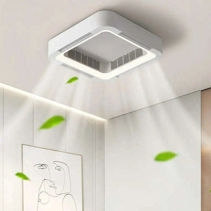 Modern Bladeless LED Ceiling Fan Light - Redefine Comfort and Style in Your Home - Très Elite