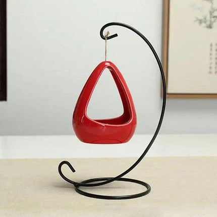 Modern Ceramic Hanging Planters for Small Plants - Très Elite
