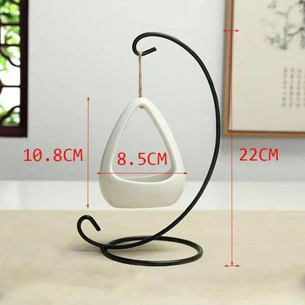 Modern Ceramic Hanging Planters for Small Plants - Très Elite