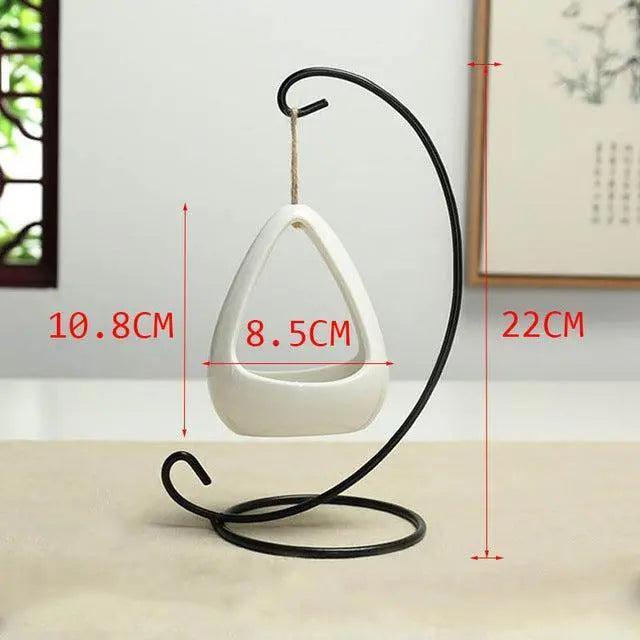 Modern Ceramic Hanging Planters for Small Plants - Très Elite