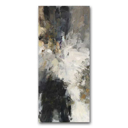 Modern Elegance: Black and White Abstract Canvas Art Collection for Your Bedroom - Très Elite
