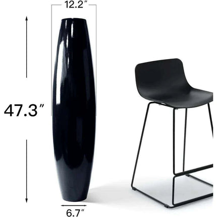 Sleek and Stylish Extra Large Ceramic Floor Vase for Contemporary Home Aesthetics