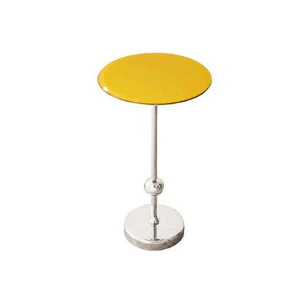 Modern Elegance Mini Coffee Table with Versatile Stainless Steel and Glass Design - Très Elite
