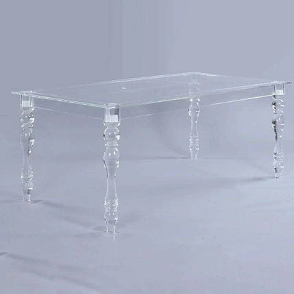 Modern Elegance Transparent Acrylic Event Table- Très Elite- Très Elite