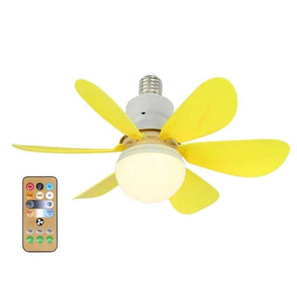 Modern LED Ceiling Fan with Remote Control and Adjustable Lighting for Contemporary Spaces - Très Elite