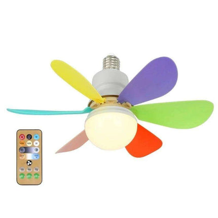 Modern LED Ceiling Fan with Remote Control and Adjustable Lighting for Contemporary Spaces - Très Elite