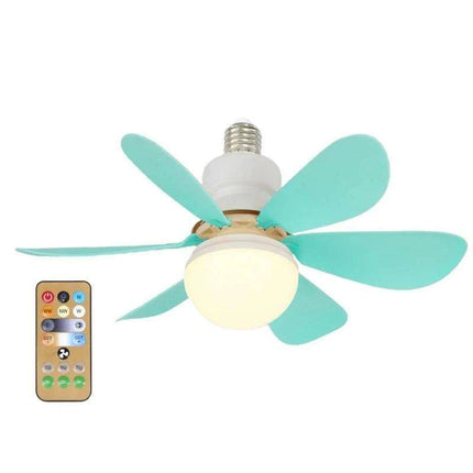 Modern LED Ceiling Fan with Remote Control and Adjustable Lighting for Contemporary Spaces - Très Elite