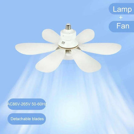 Modern LED Ceiling Fan with Remote Control and Adjustable Lighting for Contemporary Spaces - Très Elite