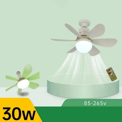 Modern LED Ceiling Fan with Remote Control and Adjustable Lighting for Contemporary Spaces - Très Elite