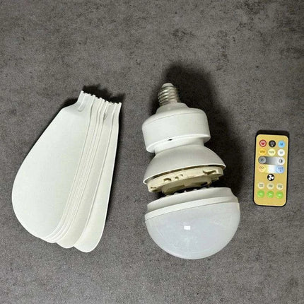 Modern LED Ceiling Fan with Remote Control and Adjustable Lighting for Contemporary Spaces - Très Elite