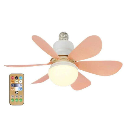 Modern LED Ceiling Fan with Remote Control and Adjustable Lighting for Contemporary Spaces - Très Elite