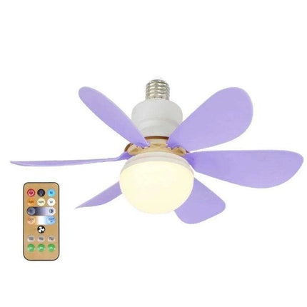 Modern LED Ceiling Fan with Remote Control and Adjustable Lighting for Contemporary Spaces - Très Elite