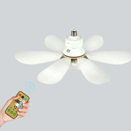 Modern LED Ceiling Fan with Remote Control and Adjustable Lighting for Contemporary Spaces - Très Elite