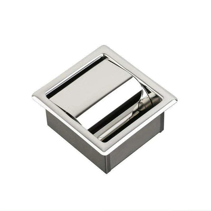 Modern Matte Black Wall-Mounted Toilet Paper Holder for Chic Bathrooms - Très Elite