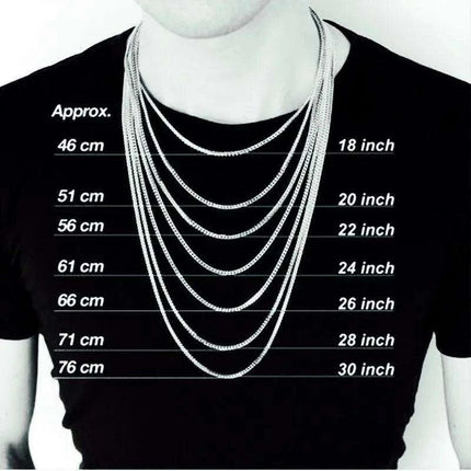 Modern Men's Stainless Steel Figaro Chain Necklace - Stylish Accessory for Any Event - Très Elite