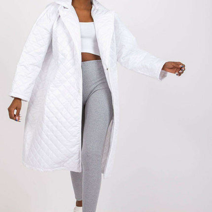 Modern Quilted Winter Jacket with Snap Fasteners - Très Elite
