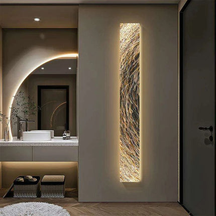 Modern Remote-Controlled LED Wall Sconce for Elegant Home and Hospitality Lighting..