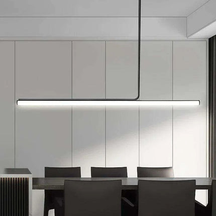 Modern Scandinavian LED Pendant Light with Remote Dimming - Chic Fixture for Dining and Home Bar Areas..