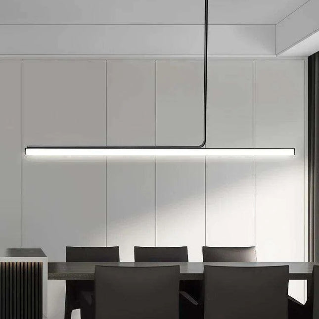 Modern Scandinavian LED Pendant Light with Remote Dimming - Chic Fixture for Dining and Home Bar Areas