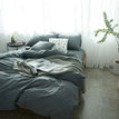 dark grey / Twin Size 3pcs / Flat Bedsheet